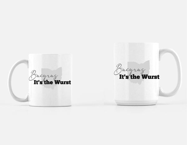 Bucyrus It's the Wurst Coffee Mug