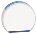 Blue 3 1/2" Acrylic Circle
