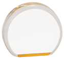 Gold 3 1/2" Acrylic Circle