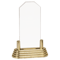 Clear Large Clip Corner Acrylic with Base