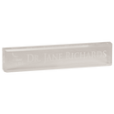 Clear 10" x 2" Acrylic Desk Wedge