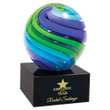 Blue & Green 5" Two-Tone Sphere