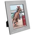 Gray 4" x 6" Aluminum Photo Frame