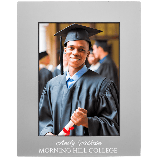 Gray 5" x 7" Aluminum Photo Frame