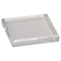 Clear 4 1/2" x 3 1/2" Acrylic Paperweight