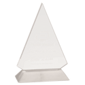 Clear Large Triangle Acrylic with Base