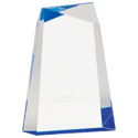 Blue 7" Facet Wedge Acrylic