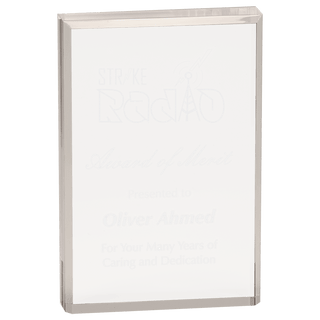 4" x 6" Clear Rectangle Acrylic