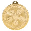 Bright Gold 2" Field Events Laserable BriteLazer Medal