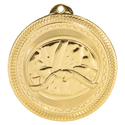 Bright Gold 2" Martial Arts Laserable BriteLazer Medal