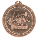 Antique Bronze 2" Band Laserable BriteLazer Medal