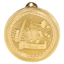 Bright Gold 2" Band Laserable BriteLazer Medal