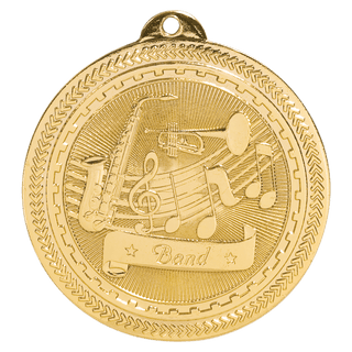 Bright Gold 2" Band Laserable BriteLazer Medal