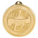 Bright Gold 2" Spelling Laserable BriteLazer Medal