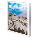 White 8" x 10" Semi-Gloss ChromaLuxe Aluminum Photo Panel