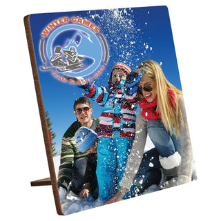 10" x 10" ChromaLuxe Hardboard Photo Panel with Kickstand