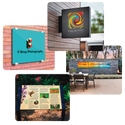 Matte White 16" x 20" ChromaLuxe Outdoor Aluminum Panel