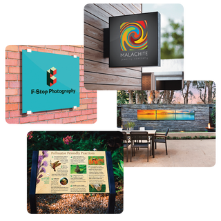 Matte White 16" x 20" ChromaLuxe Outdoor Aluminum Panel