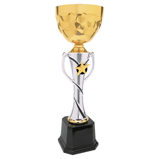 16" Silver/Gold Completed Metal Cup Trophy