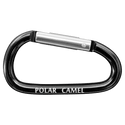 Black Polar Camel Water Bottle Carabiner
