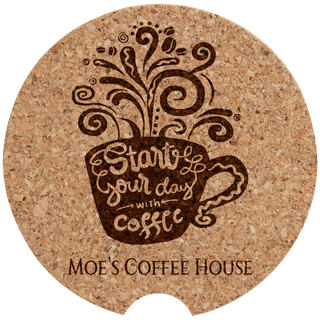 2 1/2" Cork Car Coaster