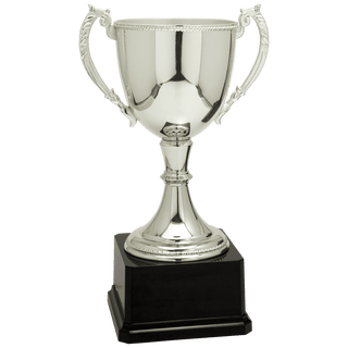 Silver 12 3/4" Completed Zinc Cup Trophy