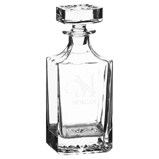 750ml Square Glass Decanter with Printed Gift Box