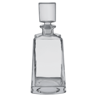 750mL 12" Tequila Decanter with Black Gift Box and Printed Paper Sleeve