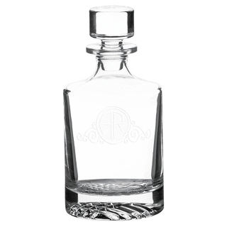 850ml Round Glass Decanter with Printed Gift Box