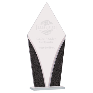 9 1/4" Diamond Designer Glass Award