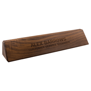 12 1/2" Genuine Walnut Desk Wedge