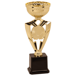11 1/4" Gold Ribbon 2" Insert Holder Easy Cup Kit