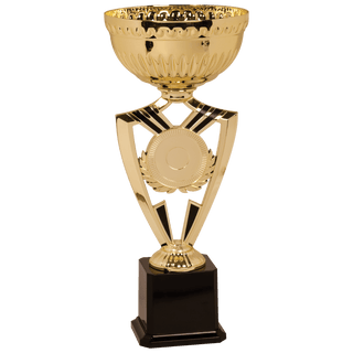 15" Gold Ribbon 2" Insert Holder Easy Cup Kit