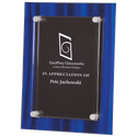 Blue 9" x 12" Velvet Stand-Off Acrylic Plaque