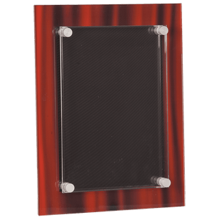 Red 9" x 12" Velvet Stand-Off Acrylic Plaque