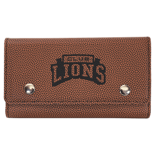 Football Laserable Leatherette Card & Dice Set