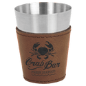 Dark Brown Stainless Steel 2 oz. Shot Glass
