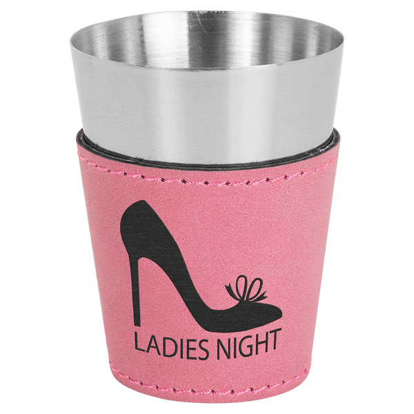 Pink Stainless Steel 2 oz. Shot Glass