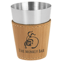 Bamboo Stainless Steel 2 oz. Shot Glass