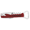 Rose Laserable Leatherette Wine Bottle Opener