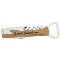 Bamboo Laserable Leatherette Wine Bottle Opener