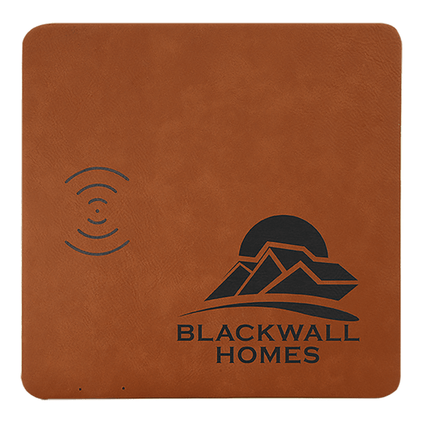 Rawhide 8" x 8" Laserable Leatherette Phone Charging Mat