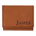 Rawhide 3" x 4" Laserable Leatherette Trifold Wallet