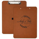 Rawhide 9" x 12 1/2" Laserable Leatherette Clipboard