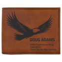 Rawhide Laserable Leatherette Bi-Fold Wallet w/Flip ID Display