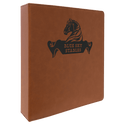 Rawhide 11" x 11 1/2" Laserable Leatherette 3 Ring Binder with 2" Slant D Rings