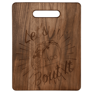 11 1/2" x 8 3/4" Walnut Cutting Board