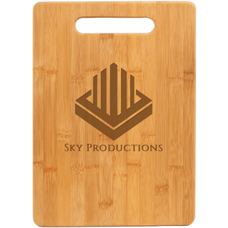 13 3/4" x 9 3/4" Bamboo Rectangle Cutting Board