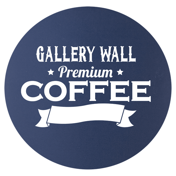 Navy Blue White 3 3/4" Round Silicone Coaster