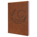 Rawhide 7" x 9 3/4" Laserable Leatherette Journal with Lined Notepad
